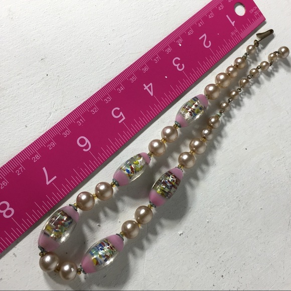 Vintage Glass Beaded Japan Signed Faux Pearls - Picture 8 of 8